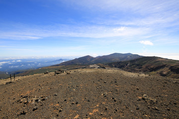 蔵王　熊野岳山頂の風景（山形県上山市）