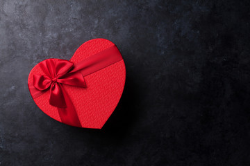 Heart shaped gift box