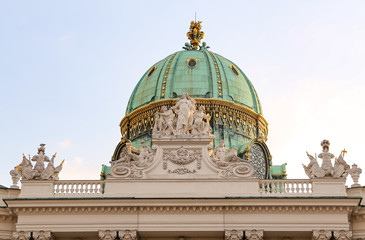 Fototapeta na wymiar Hofburg Palace in Vienna, Austria
