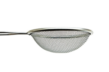 Strainer on white background