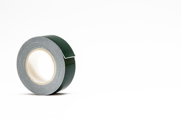 Double-sided tape on white background