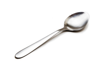 Cutlery on white background