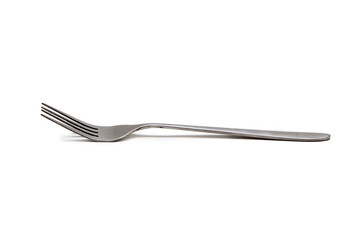 Cutlery on white background