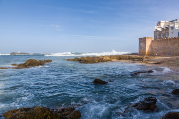  Early morning on the coast in Essaouira