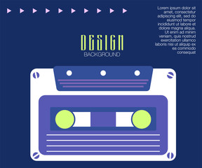 vector illustration. A minimalistic hipster colored frame design