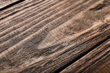 Brown wooden texture, closeup