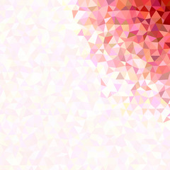 Gradient retro polygonal triangle background template