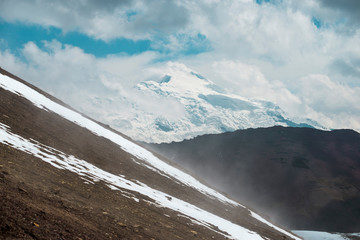 changing weather in Andes