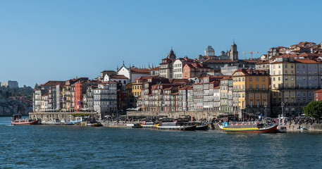 Naklejka na ściany i meble view of city of porto in portugal