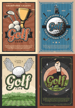 Champions League Golf School Club Players Posters