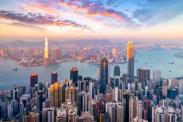 Foto op Plexiglas Hong Kong City Skyline and Architectural Landscape.. © 昊 周