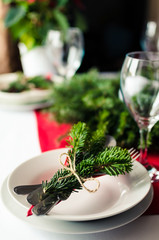 Family together Christmas celebration concept