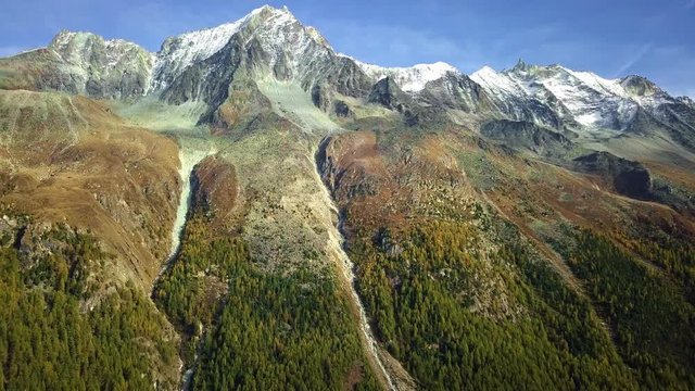 Dent de Perroc mountain summit 