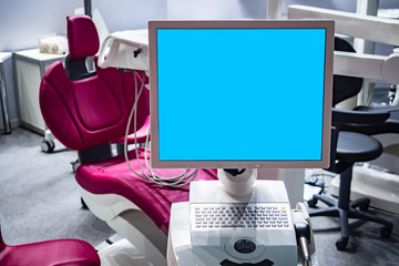 Dentist chair. Dental treatment. Medical service. Dentist chair. Dentist. Dentistry. Equipment for dental treatment.