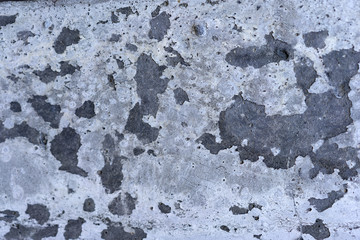 Ice, frozen water on the street, crystals