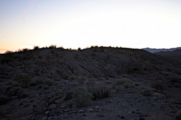 Fototapeta na wymiar Lake Mead in Arizone o, Abendrot