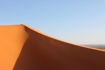 Fototapeta na wymiar Sahara desert sand dune