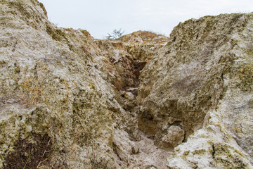 clay quarry in Tavria steppe
