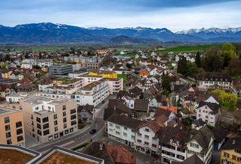 Fototapeta na wymiar Altstätten - Schöne alte Stadt im Rheintal, Kanton St. Gallen, Schweiz