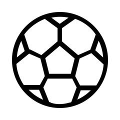 Fototapeta premium Soccer Ball Icon Illustration
