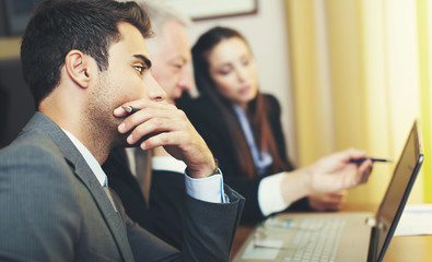     Business team discussing in a meeting