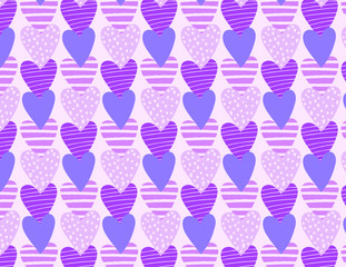 Valentine's Day Hearts Pattern