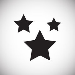 Christma star icon on white background for graphic and web design, Modern simple vector sign. Internet concept. Trendy symbol for website design web button or mobile app