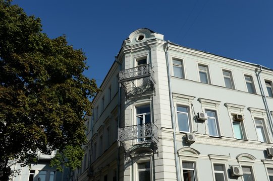 Institute of Oriental Studies of the Russian Academy of Sciences. Former apartment house A.N. Pribylova on Rozhdestvenka Street in Moscow