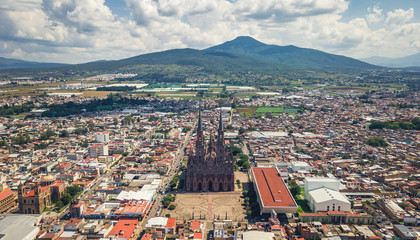 gothic cathedral aerial