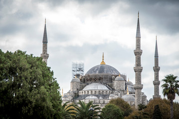 Fototapeta na wymiar La Mosquée Bleue Istanbul