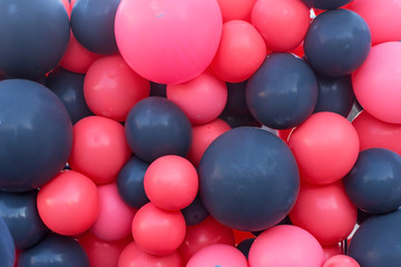 festive decoration of balloons, background concept..