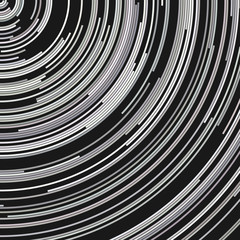 Colorful abstract circular background design from concentric curved stripes