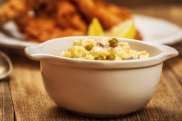Traditional potato salad