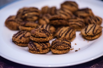 traditional italian biscotti cookies