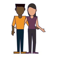 Young couple avatar