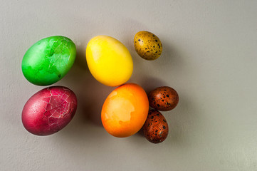 fight with easter eggs, cracked shells