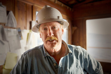 Portrait of a mature man.