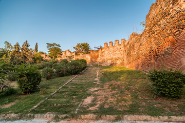 Old city walls of Thessaloniki