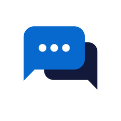 Speech bubble icon, chat symbol