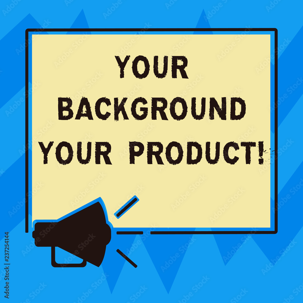 Poster text sign showing your background your product. conceptual photo things you have done and learn in y