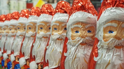 Schoko-Weihnachtsmänner