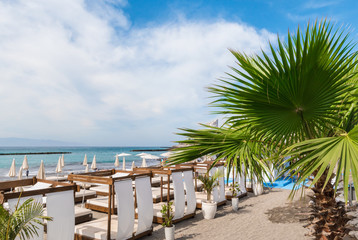 Fanabe beach at Adeje Coast, Tenerife, Canary Islands, Spain