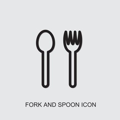 fork and spoon icon