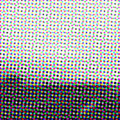 Abstract half tone pop art pattern