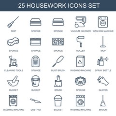 housework icons