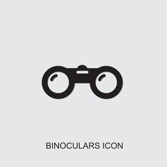 binoculars icon. filled binoculars icon from war collection. Use for web, mobile, infographics and UI/UX elements. Trendy binoculars icon.