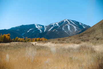 Sun Valley Idaho Fall Colors First Snow 3