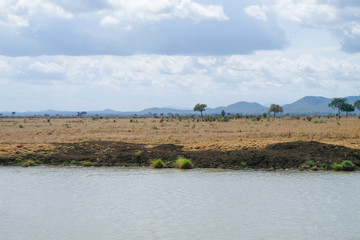 wonderful Africa wild nature Lake