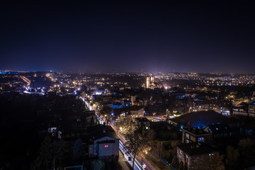 Śląsk nocna panorama