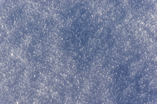 White snow background
